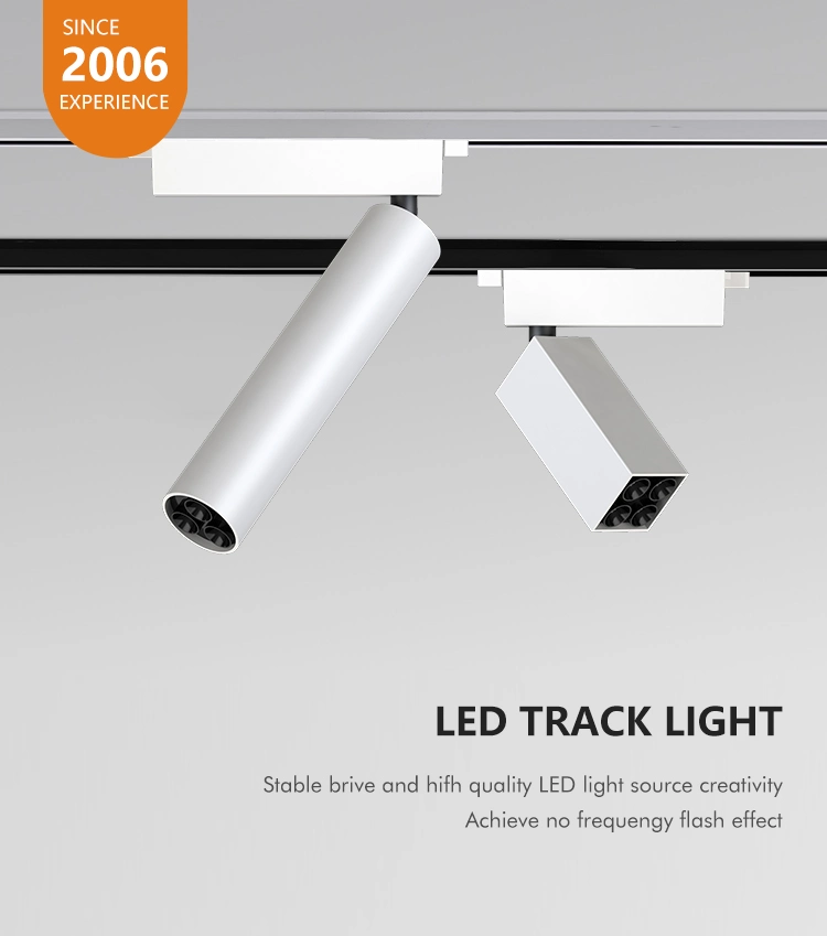 Modern 8W 3000K Dimmable Ceiling 40 Spotlight COB Track Light LED