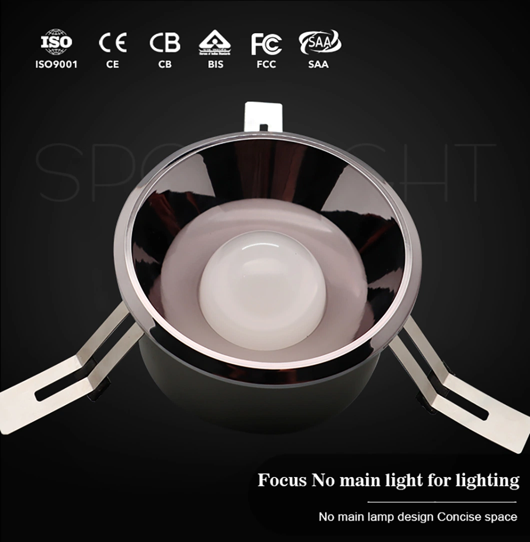 COB Anti-Dazzle Downlight Embedded Ceiling Light Commercial LED Spotlight