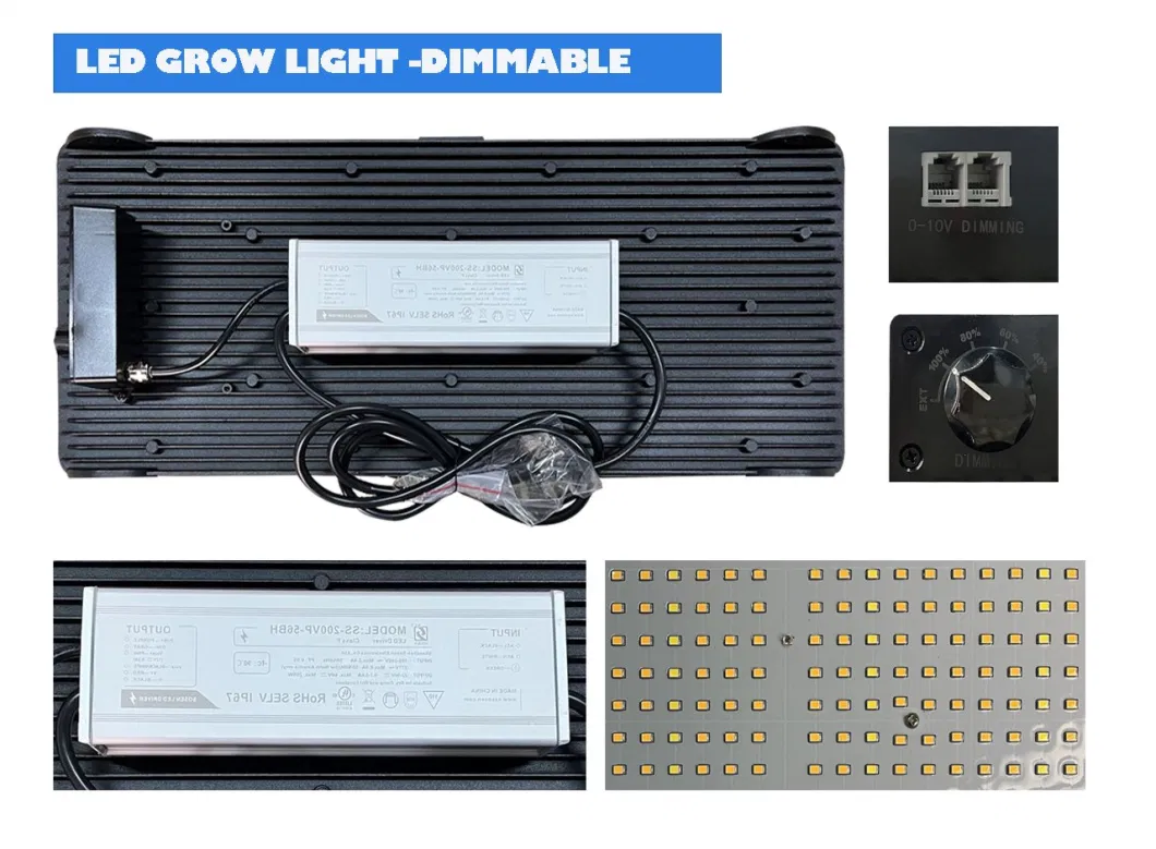 Agricultural High Power LED Grow Light Plant Tube Growth Lamp LED Full-Spectrum Imitation Sun for Indoor Farm Greenhouse Plant Growing Flower Lighting Coloring