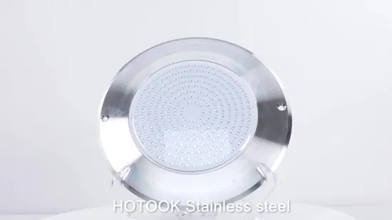 Hotook Patented WiFi Control Light for Pool Niche Replace IP68 SS316 Stainless Steel Resin Filled 18W LED Lights Underwater